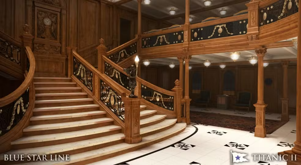Escadaria do Novo Titanic