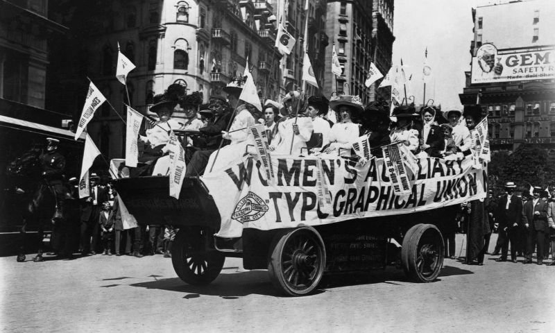 Protesto de Mulheres em Mova York - 1909