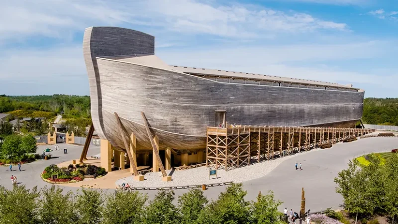 Réplica da Arca de Noé em tamanho real: atração em parque nos EUA