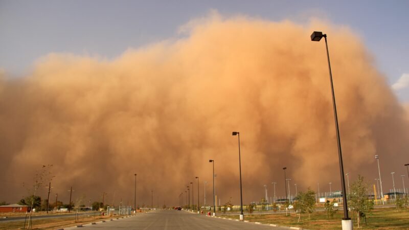 Tempestade de areia: Causas e consequências