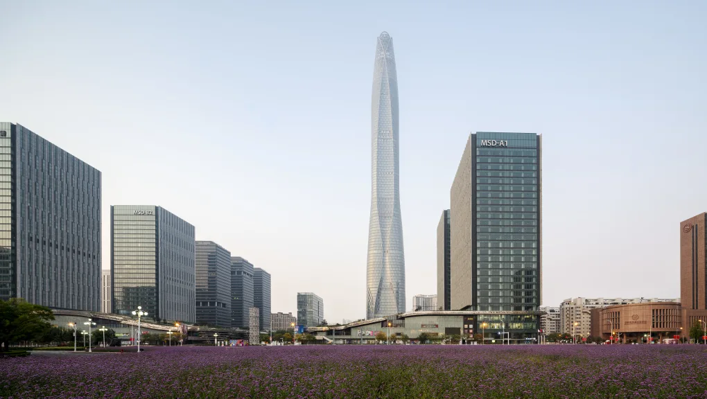 qual é o prédio mais alto do mundo: Tianjin CTF Finance Centre