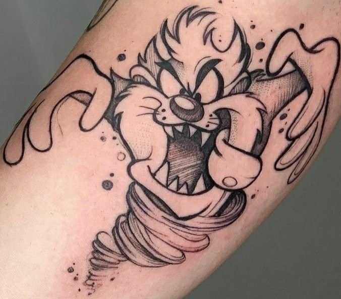 Tatuagem de Taz-Mania